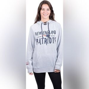 NFL New England Patriots Hoodie Size Small Gray
